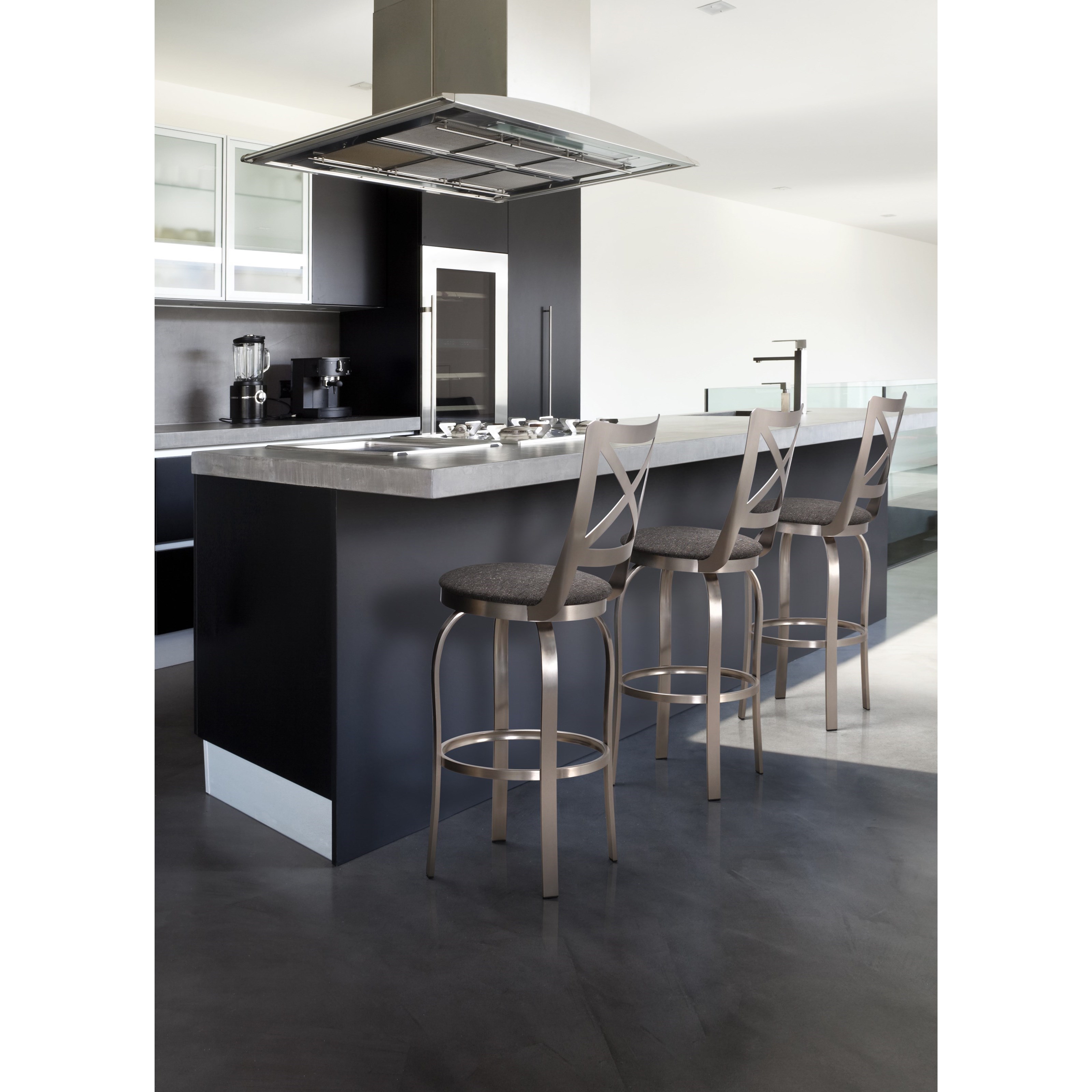 Trica Contemporary Seating Chateau Chateau Swivel Bar Stool